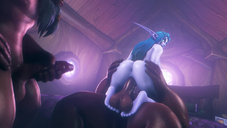 anus ball_fondling balls beard bed bedroom big_beard big_breasts big_muscles big_penis bouncing_balls bouncing_breasts bouncing_butt breasts brown_body brown_skin butt butt_grab ceiling cowgirl_position dark_body dark_skin erection faceless_character faceless_male facial_hair feet female female_on_top female_penetrated fondling foot_on_balls foreskin from_front_position furniture genitals group hand_on_butt humanoid_genitalia humanoid_on_bottom humanoid_on_humanoid humanoid_on_top humanoid_penetrated humanoid_penetrating humanoid_penetrating_humanoid humanoid_penis humanoid_pointy_ears interspecies male male/female male_on_bottom male_penetrating male_penetrating_female masturbation moan muscular nipples not_furry nude on_bottom on_top penetration penile penile_penetration penis penis_in_vagina pointy_ears sex vaginal vaginal_penetration voyeur vulva wall_(structure) wood wood_ceiling wood_wall noname55 blizzard_entertainment warcraft ziahna elf humanoid mammal night_elf orc 16:9 3d_(artwork) 3d_animation animated digital_media_(artwork) hi_res high_framerate loop short_playtime sound source_filmmaker_(artwork) video widescreen
