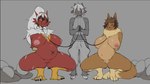 anthro anthro_on_anthro areola belly big_belly big_breasts blaziken blush bovid breasts brown_body brown_fur caprine claws clothed clothing ear_piercing ear_ring eevee egg female fluffy fluffy_tail fur generation_1_pokemon generation_3_pokemon genitals goat grey_body grey_fur group hair hi_res interspecies leash male male/female mammal nintendo nipple_piercing nipples partially_clothed piercing pink_areola pink_eyes pink_nipples pokemon pokemon_(species) pregnant pregnant_anthro pregnant_female pussy red_body red_fur ring_piercing scar sincrescent smile tail trio white_hair yellow_eyes zock