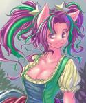 alternative_fashion anthro big_breasts biped breasts classic_lolita cleavage clothed clothing dress female frilly fur hair hooves j-fashion lolita_(fashion) long_hair looking_at_viewer multicolored_hair pink_body pink_fur pirate_lolita purple_eyes solo standing twintails_(hairstyle) two_tone_hair m@k equestria_girls hasbro my_little_pony aria_blaze_(eg) equid equine horse mammal pony 5:6 digital_media_(artwork) half-length_portrait hi_res portrait