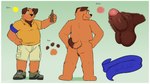 alcohol anthro armband aroused balls beer belly beverage border brown_body brown_fur butt clothed clothing countershading footwear foreskin fur genitals humanoid_genitalia humanoid_penis male multicolored_body multicolored_fur nude orange_body orange_fur partially_retracted_foreskin penis pose presenting reverse_countershading shoes simple_background solo standing tail text two_tone_body two_tone_fur white_border yellow_eyes onykr tom_(onykr) canid canine canis domestic_dog mammal 16:9 english_text hi_res model_sheet pinup widescreen