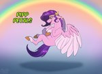 female feral horn outline rainbow smile solo wings sunny_way hasbro mlp_g5 my_little_pony my_little_pony:_a_new_generation mythology pipp_petals_(mlp) equid equine horse mammal mythological_creature mythological_equine pegasus pony digital_media_(artwork)