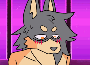 anthro blush blush_lines male oral oral_penetration penetration slime solo tentacle_in_mouth tentacle_penetration tentacles type:gif kentrl-z chompsky_(transfurmation_labs) canid canine fox mammal animated animated_gif short_playtime