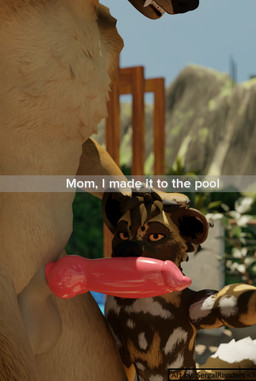 adult_on_child adult_on_young age_difference animal_genitalia animal_penis anthro balls brown_body brown_fur camera canine_genitalia canine_penis duo erection fur genitals hair holding_camera holding_object knot knotted_penis looking_at_viewer male male/male mountain multicolored_body multicolored_fur muscular nude older_male open_mouth outside penile penis plant size_difference skinny snarling structure tail teeth text white_body white_fur young young_anthro young_male younger_male sergalrenders alex_reed_(sergalrenders) caleb_smith_(sergalrenders) african_wild_dog canid canine canis domestic_dog mammal wolf 3d_(artwork) digital_media_(artwork)