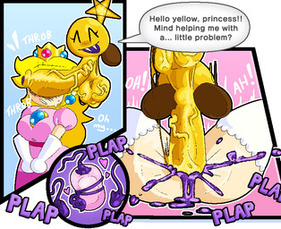 ^_^ armwear balls big_balls big_penis blonde_hair blue_ear_ring bodily_fluids breasts brown_clothing brown_footwear brown_shoes clothing colored_cum crossgender crown cum cum_in_vagina cum_inside cum_splatter dialogue dominant dominant_gynomorph dominant_intersex dress duo elbow_gloves ellipsis erection exclamation_point eyes_closed fangs female female_human female_penetrated footwear ftg_crossgender fti_crossgender genital_fluids genitals glans gloves greeting grey_text gynomorph gynomorph/female gynomorph_on_human gynomorph_penetrating gynomorph_penetrating_female gynomorph_penetrating_human hair handwear headgear huge_balls huge_penis impregnation intersex intersex/female intersex_on_human intersex_penetrating intersex_penetrating_female intersex_penetrating_human interspecies larger_female larger_human larger_penetrated larger_sub leaking_cum legwear light-skinned_female light-skinned_human medium_breasts moan not_furry onomatopoeia ovum penetration penile penile_penetration penis penis_in_face penis_in_vagina pink_clothing pink_dress purple_cum purple_glans purple_mouth purple_sperm_cell purple_text question_mark sex shoes size_difference small_but_hung smaller_gynomorph smaller_intersex smile sound_effects sperm_cell stockings submissive submissive_female submissive_human teeth text throb throbbing throbbing_penis unusual_bodily_fluids unusual_cum unusual_genital_fluids vaginal vaginal_fluids vaginal_fluids_on_penis vaginal_penetration vein veiny_balls veiny_penis white_armwear white_clothing white_elbow_gloves white_gloves white_handwear white_legwear white_stockings white_text yellow_balls yellow_penis breakcoreyuri mario_and_luigi_(series) mario_bros nintendo princess_peach starlow human mammal star_sprite waddling_head comic english_text hi_res