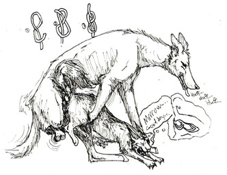3_legs anatomically_correct anatomically_correct_genitalia anatomically_correct_penis animal_genitalia animal_penis balls canine_genitalia canine_penis claws cutaway duo erection female female_penetrated feral feral_on_feral feral_penetrated feral_penetrating feral_penetrating_feral from_behind_position genital_growth genitals growth internal interspecies knot knotted_penis knotting large_penetration male male/female male_penetrating male_penetrating_female missing_leg mounting paws penetration penile penile_penetration penis penis_growth rope sex side_view simple_background size_difference sketchy speech_bubble text thought_bubble vaginal vaginal_penetration white_background regsmutt canid canine canis domestic_cat domestic_dog felid feline felis mammal mixed_breed 2026 english_text hi_res monochrome pen_(artwork) traditional_media_(artwork)