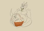 abdominal_bulge anthro belly big_belly blep bodily_fluids dripping drooling duo fangs fully_inside fur goo_drip guts hair horn inside_stomach internal internal_oral intestines male male/male male_pred muscular muscular_anthro muscular_male open_mouth oral_vore organs overweight overweight_male pecs saber saliva saliva_drip saliva_on_tongue saliva_string same_size_vore simple_background size_difference slime smile spikes spikes_(anatomy) stomach stomach_acid tail teeth tongue tongue_out vore willing_pred willing_prey mivomore mythology devourer_(razor_koopa) seal_(mivomore) canid canine dragon fox goo_creature goo_dragon hybrid mammal mythological_creature mythological_scalie scalie absurd_res digital_media_(artwork) hi_res sketch