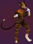 anthro dagger knife melee_weapon rogue sassy weapon kmcallah domestic_cat felid feline felis mammal tortoiseshell hi_res