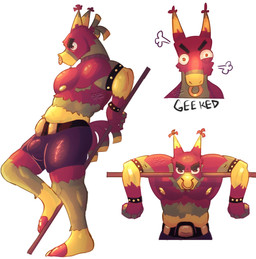 angry anthro belt bottomwear clothed clothing facial_piercing hooves latex latex_clothing luchador machine male nose_piercing nose_ring piercing pinata resting ring_piercing shorts shorts_only solo stick topless wrestler kadedrawz meleeniacs roblox the_axolotl_sun diablo_(meleeniacs) animate_inanimate bovid bovine cattle living_pinata mammal robot robot_anthro hi_res