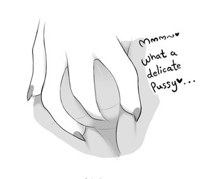 anthro biped camel_toe dialogue duo female fingering fingering_through_clothing forced genitals hand_on_vulva hearts_around_text male male/female nails plump_labia rape sex sexual_assault sharp_nails simple_background text vaginal vaginal_fingering vulva white_background phosenpai pholi 2024 english_text greyscale monochrome