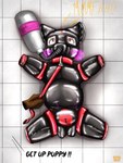 anthro aphrodisiac bdsm bitchsuit bondage_gear bulge clothing collar drone gas_mask latex latex_clothing latex_skinsuit leash male mask null_bulge petplay puppyplay roleplay skinsuit slave slightly_chubby solo tight_clothing drakethefox doug_(bouncykauda) cricetid hamster mammal rodent 3:4 hi_res