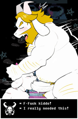 adolescent adult_on_adolescent adult_on_young age_difference anthro balls beard belly blonde_hair blush bodily_fluids cum cum_in_mouth cum_inside duo erection face_fucking facial_hair fellatio fur genital_fluids genitals hair horn horn_grab irrumatio long_ears male male/male male_penetrated male_penetrating male_penetrating_male mature_male musclegut muscular muscular_anthro muscular_male oral pecs penetration penile penile_penetration penis penis_in_mouth profanity questionable_consent sex size_difference text vein veiny_penis white_body white_fur young young_male doctorhiruluk deltarune undertale_(series) asgore_dreemurr ralsei boss_monster_(undertale) bovid caprine darkner goat mammal absurd_res english_text hi_res
