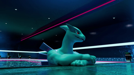 anthro areola big_breasts breasts female huge_breasts inside neon_lights nipples partially_submerged red_eyes solo swimming_pool water draigox593 yogher_(modeler) nintendo pokemon generation_2_pokemon legendary_pokemon lugia pokemon_(species) 16:9 3d_(artwork) 3d_animation animated digital_media_(artwork) hi_res no_sound short_playtime video widescreen