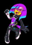 anthro breasts clothing feathers female hair looking_at_viewer non-mammal_breasts open_mouth purple_body purple_feathers purple_hair solo tongue finimun sega sonic_riders sonic_the_hedgehog_(series) wave_the_swallow avian bird hirundinid oscine passerine swallow_(bird) alpha_channel