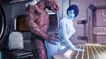 bent_over_table big_penis blue_body blue_skin bouncing_butt breasts butt butt_slap duo female from_behind_position genitals large_male male male/female medium_breasts penis sex slap spanking the_weapon_(halo) tyviania halo_(series) microsoft xbox_game_studios cortana_(halo) alien human humanoid mammal sangheili 16:9 3d_(artwork) 3d_animation animated digital_media_(artwork) hi_res no_sound short_playtime webm widescreen