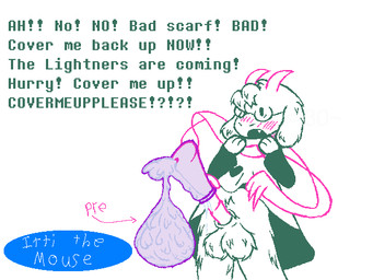 animal_genitalia animal_penis anthro balls big_balls big_penis blush blush_lines bodily_fluids clothing colored_outline condom condom_balloon dialogue dripping equine_genitalia equine_penis excessive_genital_fluids excessive_precum eyewear fangs filled_condom fluffy fluffy_balls forced forced_exposure fur genital_fluids genitals glasses green_clothing heart_symbol horn huge_balls huge_penis hyper hyper_genitalia hyper_penis hyper_precum male penis pink_clothing pink_horn pink_scarf precum precum_drip purple_condom scarf sentient_clothing sexual_barrier_device shocked simple_background solo teeth text wearing_condom white_background white_body white_fur wizard_robe ittithemouse deltarune undertale_(series) ralsei boss_monster_(undertale) 4:3 english_text line_art spot_color