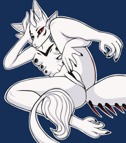6_breasts 6_nipples anthro breasts clitoris female genitals multi_breast multi_eye multi_nipple nipples nude presenting solo eveleer absurd_res alpha_channel cel_shading digital_media_(artwork) hi_res shaded