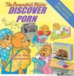 anthro bear berenstain_bears bodily_fluids brother_bear_(character) clothed clothing computer crying electronics english_text family female feral feral_on_feral fur group looking_at_porn low_res male mama_bear mammal music owllover papa_bear parody pornography sister_bear tears text