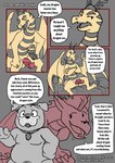 american_dragon:_jake_long anthro blitzdrachin canid canine canis comic conditional_dnp disney domestic_dog dragon english_text erection fred_nerk frustrated genitals hi_res jake_long male male/male mammal membrane_(anatomy) membranous_wings mythological_creature mythological_scalie mythology penis profanity scalie tail text url wings