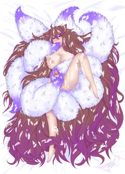 9_tails anal anal_penetration anthro autotailjob autotailpenetration bed bed_sheet bedding bedroom_eyes big_breasts blush bodily_fluids breasts brown_hair cum cum_covered cum_everywhere cum_in_hair cum_on_body cum_on_breasts cum_on_face cum_on_tail cumshot ear_tuft ejaculation excessive_cum excessive_genital_fluids fluffy fluffy_ears fluffy_tail furniture genital_fluids genitals hair heart_eyes heart_symbol holding_breast holding_leg intersex long_hair long_tail looking_at_viewer looking_pleasured lying masturbation messy mind_break multi_tail multicolored_hair multicolored_tail narrowed_eyes on_back oral oral_penetration penetration purple_eyes purple_hair purple_tail seductive sex solo tail tail_around_penis tail_fetish tail_in_mouth tail_in_vagina tail_insertion tail_masturbation tail_play tail_sex tailjob triple_penetration tuft vaginal vaginal_fluids vaginal_penetration very_long_tail vulva white_tail illunisarts saya3005 sayathekitsune animal_humanoid canid canid_humanoid canine canine_humanoid fox fox_humanoid humanoid mammal mammal_humanoid absurd_res hi_res