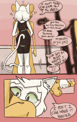 anthro balls clothing dialogue dress duo ear_piercing female genitals gentle_femdom green_eyes hair hair_over_eyes hand_on_penis handjob heart_eyes heart_symbol inner_ear_fluff male male/female penile penis piercing predator/prey reach_around sex short_hair speech_bubble tail tail_coil teasing text tuft bbravaa no_nut_november no_nut_sabotage deedee_(bbravaa) polly_(bbravaa) domestic_cat felid feline felis mammal murid murine rat rodent absurd_res comic english_text hi_res meme