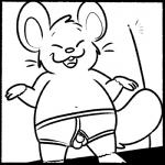 anthro balls blush briefs clothed clothing genitals male penis penis_poking_out penis_through_fly small_penis solo topless underwear y-fronts nishi_oxnard oxynard cricetid hamster mammal rodent 1:1 black_and_white digital_drawing_(artwork) digital_media_(artwork) monochrome