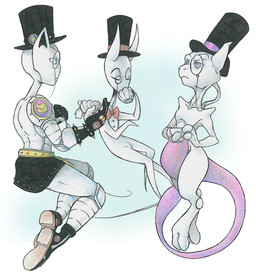 anthro beverage bow_(feature) bow_tie classy clothing eyewear food gentleman group hat headgear headwear levitating levitation male monocle psychic purple_body purple_eyes standing stovepipe tea top_hat trio white_body sony-shock yellowpower diamond_is_unbreakable earthbound_(series) jojo's_bizarre_adventure nintendo pokemon giygas killer_queen_(jjba) alien animal_humanoid cat_humanoid felid felid_humanoid feline feline_humanoid generation_1_pokemon gieeg humanoid legendary_pokemon mammal mammal_humanoid mewtwo pokemon_(species) stand_(jjba) crossover hi_res meme mother_(lore) parent_(lore)