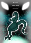 anthro breasts bubble dialogue feet female glowing glowing_eyes membrane_(anatomy) nipples side_boob solo text toes underwater water webbed_feet webbed_hands rorrek scp_foundation scp-3000 eel fish marine english_text hi_res