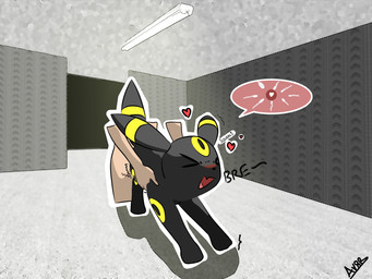 >o< ass_up bestiality blush bodily_fluids cum cutaway doggystyle duo faceless_character faceless_male female female_feral female_penetrated feral feral_penetrated flesh_fang from_behind_position genital_fluids heart_symbol human_on_feral human_penetrating human_penetrating_feral impregnation impregnation_view interspecies leg_grab looking_pleasured male male/female male_human male_penetrating male_penetrating_female nude_human nude_male onomatopoeia open_mouth outline ovum ovum_with_heart penetration penile penile_penetration penis_in_vagina pokemon_speak sex sound_effects sperm_cell stretching text thigh_grab vaginal vaginal_penetration av8r nintendo pokemon the_backrooms eeveelution generation_2_pokemon human mammal pokemon_(species) umbreon cel_shading halftone hi_res shaded signature