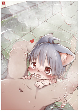 age_difference anthro bath bathhouse blush border censored_genitalia censored_penis duo fellatio heart_symbol male male/male oral penile sex shota white_border young young_anthro young_male younger_male yuanyuan xiao_yuan xiaoyi felid feline humanoid mammal absurd_res censored hi_res