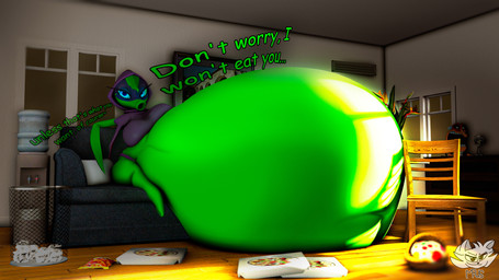 belly belly_overhang big_belly bloated blue_eyes box cape chair clothing container digestion eyelashes female food furniture green_body green_hair hair hood huge_belly hyper hyper_belly inside leaf leaf_arms leaf_hair looking_at_viewer morbidly_obese morbidly_obese_female morbidly_obese_humanoid not_furry obese obese_female obese_humanoid on_sofa overweight overweight_female overweight_humanoid panties pillow pizza pizza_box plant plant_hair pseudo_hair purple_cape purple_clothing purple_hood purple_mask purple_panties purple_topwear purple_underwear siphon_(anatomy) sitting sitting_on_sofa sofa solo talking_to_viewer text thick_thighs topwear trash_can underwear vore weight_gain window m-ris voidwillow_(modeler) electronic_arts plants_vs._zombies plants_vs._zombies_heroes popcap_games green_shadow elemental_creature elemental_humanoid flora_fauna humanoid peashooter_(pvz) plant_humanoid 16:9 2025 3d_(artwork) artist_name colored digital_media_(artwork) english_text hi_res shaded source_filmmaker_(artwork) watermark widescreen