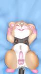 blush bodily_fluids chibi cum cum_inside duo feral fur genital_fluids genitals male male/male penis solo_focus wrecking_ball ichinyan blizzard_entertainment overwatch hammond_(overwatch) cricetid hamster mammal rodent hi_res