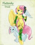 2015 absurd_res ambris anthro anthrofied avian bird breasts digital_media_(artwork) duo equid equine feathered_wings feathers female fluttershy_(mlp) friendship_is_magic fur genitals hair hasbro hi_res lagomorph leporid long_hair mammal my_little_pony mythological_creature mythological_equine mythology nipples pegasus pink_hair pussy rabbit shaded smile teal_eyes wings yellow_body yellow_feathers yellow_fur