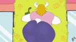 anthro big_butt blonde_hair butt clothed clothing flower fur hair huge_butt inside male mature_anthro mature_male plant rear_view screen_shake shaking_butt short_tail slightly_chubby slightly_chubby_anthro slightly_chubby_male solo tail watering_can white_body white_fur sound_warning talidrawing undertale_(series) asgore_dreemurr boss_monster_(undertale) bovid mammal 16:9 2024 animated digital_media_(artwork) short_playtime signature sound webm widescreen