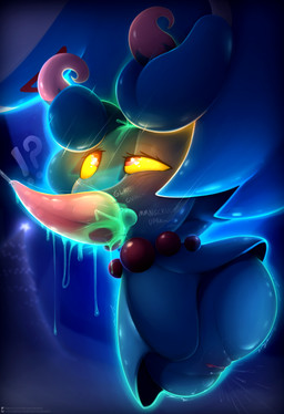 ahegao all_the_way_through animal_genitalia animal_penis big_penis blush bodily_fluids cum duo ectoplasm ejaculation erection exclamation_point fellatio female feral genital_fluids genitals head_grab holidays larger_male looking_pleasured male male/female oral orgasm penetration penile penis question_mark questionable_consent reverse_blowjob reverse_penetration saliva sex size_difference smaller_female surprise_sex tapering_penis tongue tongue_out translucent vaginal_fluids vaginal_squirting vulva visionaryserpent christmas nintendo pokemon generation_2_pokemon generation_3_pokemon latios legendary_pokemon misdreavus pokemon_(species) scalie spirit 2025 absurd_res hi_res
