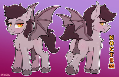 feral fur hair male raised_tail simple_background smile smug solo tail text yellow_eyes bnbigus hasbro my_little_pony fan_character equid equine horse mammal pony 2026 digital_media_(artwork) english_text hi_res model_sheet portrait signature
