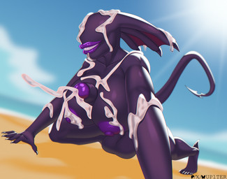 5_toes athletic athletic_gynomorph athletic_intersex balls beach big_balls big_breasts bodily_fluids breasts claws cum cum_drip cum_everywhere cum_on_body cum_on_breasts cum_on_face cum_on_penis cumshot dangerous dangling dripping ejaculation eyeless feet genital_fluids genitals glistening glistening_body grin gynomorph huge_balls humanoid_feet humanoid_genitalia intersex lips lying messy muscular muscular_gynomorph muscular_intersex nails nipples not_furry nude nude_gynomorph nude_humanoid nude_intersex on_front penis plantigrade presenting purple_balls purple_body purple_nipples raised_tail saggy_balls sand seductive sharp_nails sharp_teeth smile smooth_skin solo tail teeth thick_thighs toe_claws toes wet wide_hips up1ter alien_(franchise) mia_(xxxstxxx) alien alien_humanoid humanoid xenomorph xenomorph_praetorian hi_res