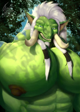 abs anthro barazoku big_muscles big_pecs ear_piercing florest green_body hair huge_muscles huge_pecs hyper hyper_muscles long_hair looking_at_viewer male muscular muscular_anthro muscular_male nipples pecs piercing smile smiling_at_viewer white_hair tiotiored maalik_(vorewin) troll_(mythology) animated digital_media_(artwork) dragonbones_(artwork) high_framerate loop portrait short_playtime signature sound video