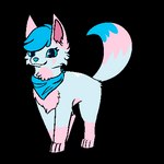 1:1 2019 2d_animation ambiguous_gender animated bani_(ezpups) blinking blue_body blue_eyes blue_fur blue_kerchief blue_neckerchief blue_nose chest_tuft countershade_fur countershade_torso countershading digital_media_(artwork) digitigrade domestic_cat eyelashes felid feline felis feral flat_colors full-length_portrait fur head_tuft kerchief leg_markings looking_at_viewer low_res mammal markings motion_tweening neck_tuft neckerchief paws pink_body pink_countershading pink_fur portrait prick_ears quadruped raised_tail short_playtime socks_(marking) solo standing tail the_illusionary_den tuft