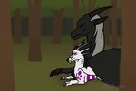 duo feral dragonlovertori mythology stahlflugel dragon mythological_creature mythological_scalie scalie animated hi_res short_playtime