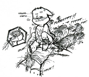 anthro blush bodily_fluids boxer_briefs briefs bulge butt_sniffing clothing colorless_fart_cloud cum dialogue duo ejaculation facesitting fart fart_cloud fart_fetish farting_on_face footwear gassy genital_fluids genitals lying male male/male nose_to_balls on_back orgasm penis pillow roleplay romantic romantic_couple rumbling_stomach shirt sitting sitting_on_another sniffing socks sound_effects straining sweat sweater text throbbing throbbing_penis thrusting tongue tongue_out topwear underwear bounceeed bird_dog canid canine canis domestic_dog golden_retriever hunting_dog mammal retriever shiba_inu spitz absurd_res english_text hi_res monochrome