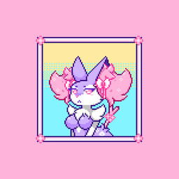 anthro breasts female medium_breasts solo megadriver64 nintendo pokemon maaya(megadriver64) braixen generation_6_pokemon pokemon_(species) shiny_pokemon 1:1 animated digital_media_(artwork) pixel_(artwork) pixel_animation
