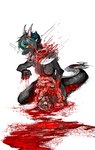 anthro blade blood bodily_fluids corpse death decapitation disembowelment dismembered execution female gore guts intestines killing organs prisoner saber severed_body_part severed_head solo tail wounded jeffusherb mythology fahl_demonwing dragon mythological_creature mythological_scalie scalie digital_media_(artwork) digital_painting_(artwork) painting_(artwork) pixel_(artwork)