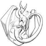 elegant female feral genitals horn membrane_(anatomy) membranous_wings muscular muscular_female playful pussy solo tail wings yojek163 european_mythology mythology dragon mythological_creature mythological_scalie scalie western_dragon 1:1 hi_res monochrome