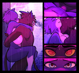 affectionate against_surface against_wall anthro big_breasts black_body black_fur blue_eyes breasts duo female fur genitals good_clean_married_sex huge_breasts husband_and_wife husband_penetrating_wife intimate kissing kissing_neck kissing_while_penetrated kissing_while_penetrating love loving_gaze loving_sex male male/female married_couple multicolored_body multicolored_fur nude passionate passionate_kiss penetration penile penile_penetration penis_in_vagina red_eyes romantic romantic_couple romantic_sex sex shower shower_sex two_tone_body two_tone_fur vaginal vaginal_penetration vulva white_body white_fur yellow_sclera ghozt arthur_(ghozt) lucy_(ghozt) domestic_cat felid feline felis mammal absurd_res comic hi_res