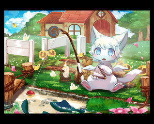 3_fingers 3_toes anthro arm_scar black_nose blue_eyes book building candle candlestick chest_tuft cloud detailed_background dirt feet fence fingers fishing fishing_lure fishing_rod flower fur grass house male open_mouth pawpads paws petals plant pond rock scar sitting sky solo toes tree tuft water white_body white_fur window wooden_bridge nemesia/haineko aquatic arthropod butterfly domestic_cat felid feline felis fish insect lepidopteran mammal hi_res