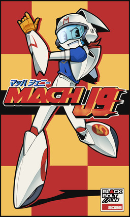 5_fingers armor ascot black_border blue_hair border clothing cosplay crossover_cosplay female fingers gloves hair handwear headgear helmet mach_5_(speed_racer) machine not_furry open_mouth open_smile pseudo_clothing pseudo_hair shirt short_hair smile solo text topwear visor_helmet white_body blackboltlonewolf my_life_as_a_teenage_robot nickelodeon speed_racer go_mifune jenny_wakeman humanoid robot robot_humanoid 2026 crossover hi_res japanese_text signature