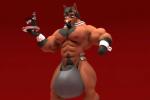 alcohol anthro beverage big_bulge black_hair bow_(feature) bow_tie bulge clothing hair holding_object huge_bulge hyper hyper_bulge male muscular muscular_anthro muscular_male nipples plate simple_background solo standing anthroanim sebastian_horse equid mammal 3:2 3d_(artwork) absurd_res digital_media_(artwork) hi_res