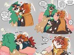 anthro beak beak_fetish beak_play beak_sex beakjob blowjob_face bodily_fluids brown_body clothed clothed_sex clothing cum cum_in_mouth cum_inside cum_on_face cumshot cumshot_in_mouth cumshot_on_face duo ejaculation enjoying fellatio furniture genital_fluids genitals hand_on_chin kneeling_oral_position looking_at_another looking_at_partner looking_pleasured male male/male messy money on_sofa open_mouth oral penile penis pink_penis relaxing sex sitting sitting_on_sofa sofa speech_bubble tapering_penis text thanking rozalid nintendo pokemon louis_(decidueye) ruffles_(character) decidueye generation_7_pokemon pokemon_(species) 2025 english_text flat_colors hi_res