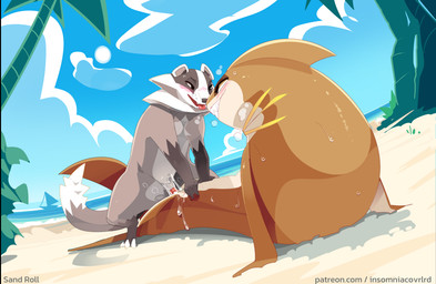 animal_genitalia beach bodily_fluids cum cum_inside duo female feral from_front_position genital_fluids genitals interspecies lying male male/female missionary_position on_back outside penis sea sex sheath size_difference text vaginal vulva water conditional_dnp insomniacovrlrd passiontail_isle aquatic bajole_(insomniacovrlrd) fish magnawn_(insomniacovrlrd) mammal english_text url