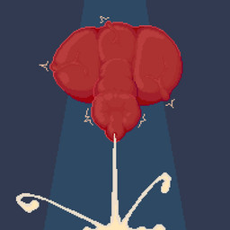 bodily_fluids cum ejaculation erection genital_fluids genitals knot male orgasm penis shaking simple_background solo trembling_penis vein veiny_penis safrana canid canine canis domestic_dog mammal digital_media_(artwork) pixel_(artwork)